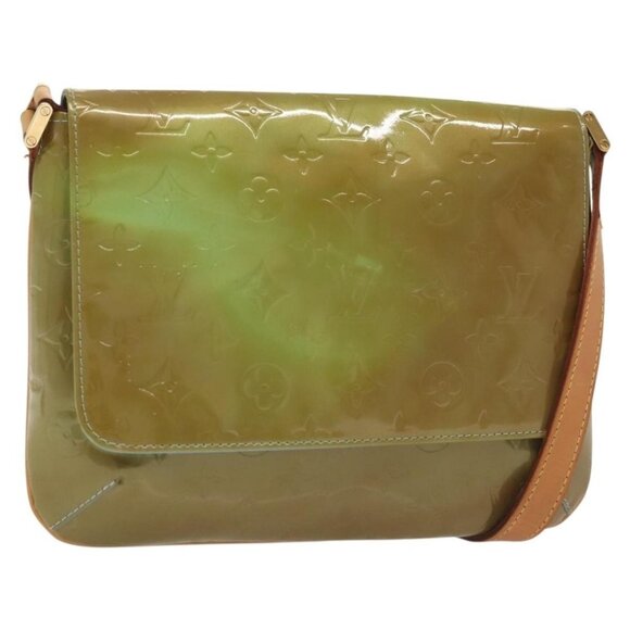 LOUIS VUITTON Handbags - Authentic LOUIS VUITTON Monogram Vernis Thompson Street Bag Baby Blue M91009